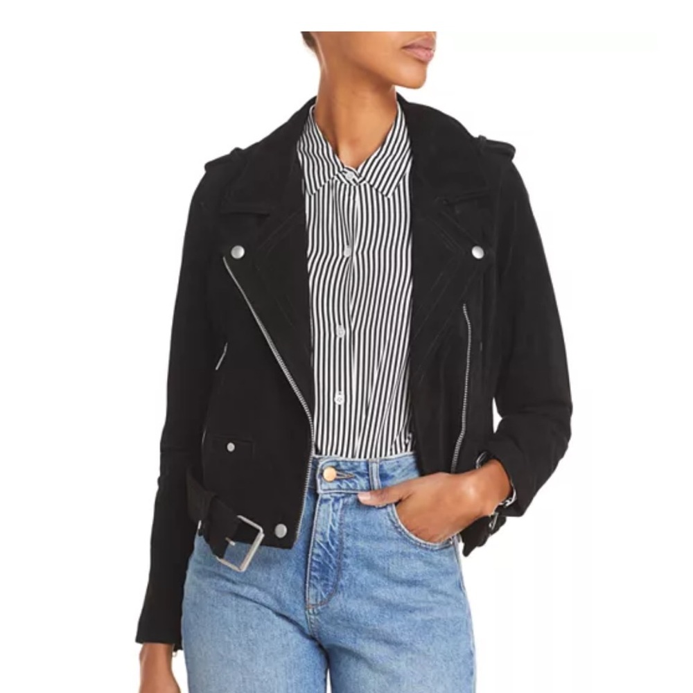 Blank NYC Suede Moto Jacket